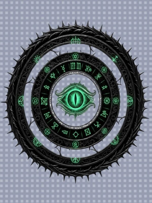 Alchemist's Seal PNG | Gothic Occult Sigil Dark Art