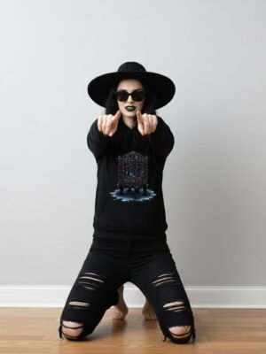 Krampus Winter Cage PNG | Dark Fantasy Christmas Captor Design | Gothic T-Shirt Sublimation File | Spooky Punisher DTF