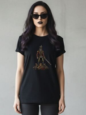 15 Dark Fantasy Christmas Soldier Design, Skeletal Nutcracker King PNG, Gothic T-Shirt Graphic DTF | Spooky Holiday Sublimation File