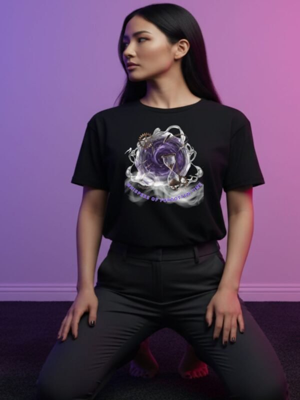 Whispers of Forgotten Time PNG | Gothic Steampunk Hourglass Design | Dark Fantasy Clockwork Art | Digital Download for Sublimation & Printing