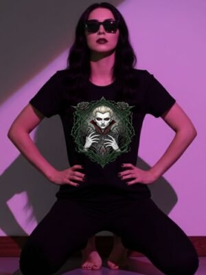 The Thorns and Thirst PNG | Gothic Vampire Art T-Shirt Design