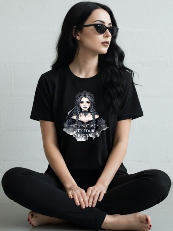 Gothic Princess PNG: Sarcastic Quote Art (Digital Download)