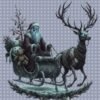 Phantom Sleigh PNG | Skeletal Santa & Ghost Reindeer | Dark Gothic Christmas Horror File | Cursed Hunt Sublimation DTF Design