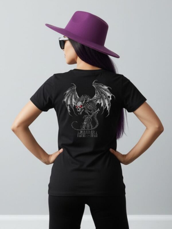 Untitled design (47) Crypt Keeper Wyvern PNG | Gothic Gargoyle Skull Art PNG