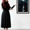 1 Dark Water Embrace | Gothic Romance Wall Art Print | Full Moon Night Love