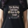This Meeting Could Have Been An Email PNG | Gothic Workplace Humor Clipart | Funny Office Skull Digital Download