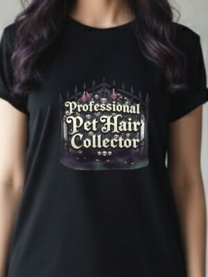 Professional Pet Hair Collector PNG | Gothic Pet Lover Clipart | Funny Macabre Dog Cat Mom Dad Digital Download