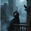 Mists of Betrayal - Haunted Castle Dark Romance Digital Art Print