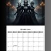 2026 Calendar PDF | Gothic Dark Romance Calendar| 11x8.5 Printable Vampire Art File