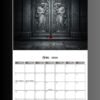 2026 Calendar PDF | Gothic Dark Romance Calendar| 11x8.5 Printable Vampire Art File