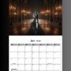 2026 Calendar PDF | Gothic Dark Romance Calendar| 11x8.5 Printable Vampire Art File
