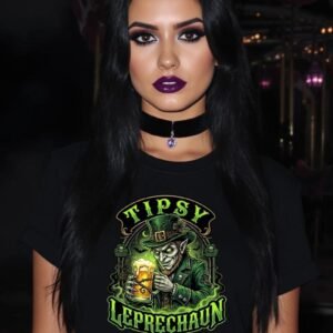 Tipsy Leprechaun PNG – Gothic St. Patrick's Day Digital Download